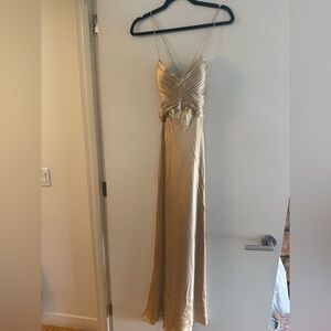 Vintage gold cache evening gown